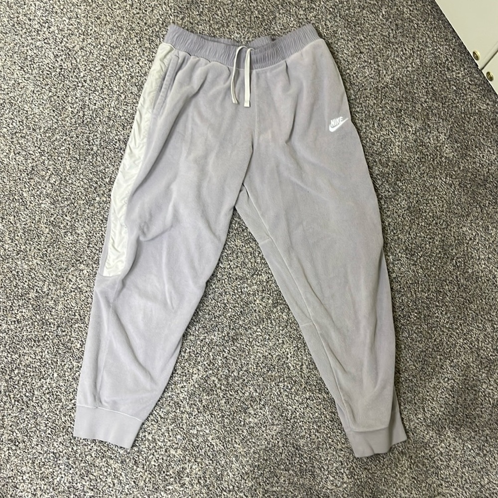 Men’s Nike Fleece Grey Large Sweatpants